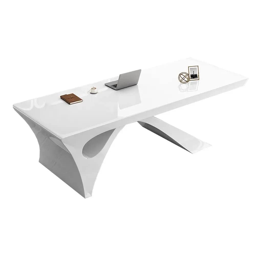 Office Desk Modern Design Table Concise Modern White (Without Chair)